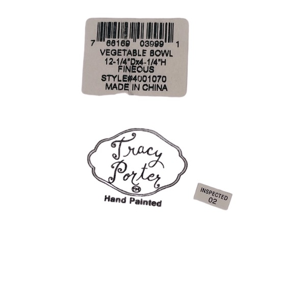 TRACY PORTER➕NWT Retired Fall Vegetable Bowl - Picture 6 of 6